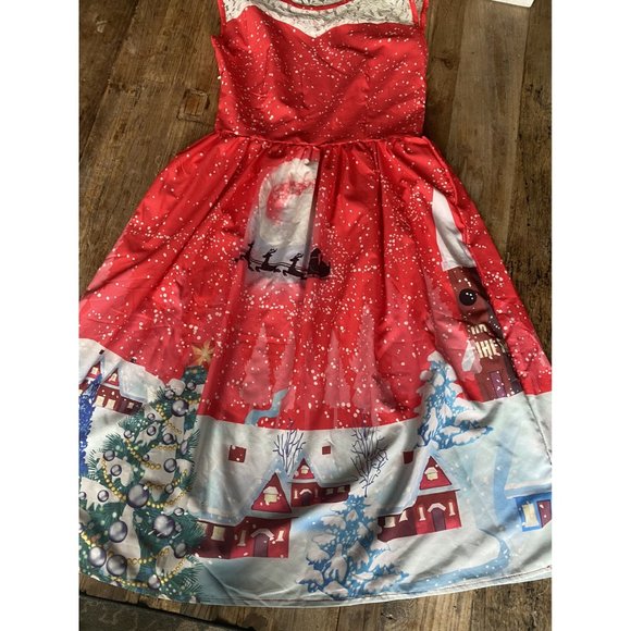 Fun Christmas Dress Ladies‎ Size Small - Picture 2 of 3